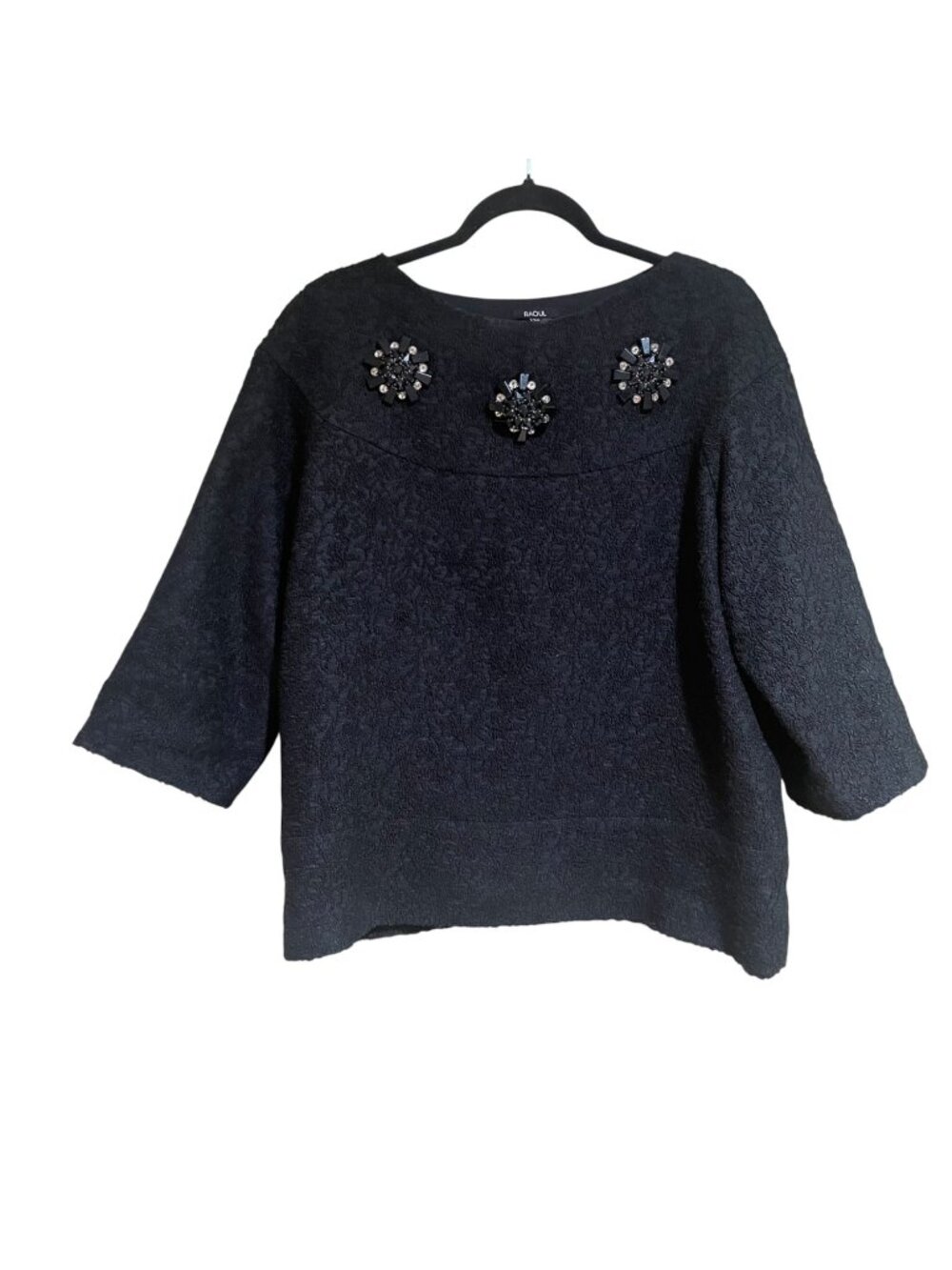 Raoul blouse with beaded embellishments